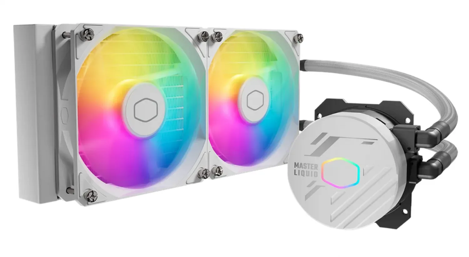 WATER COOLER MASTER MASTERLIQUID 240 CORE NEX ARGB BLANCO