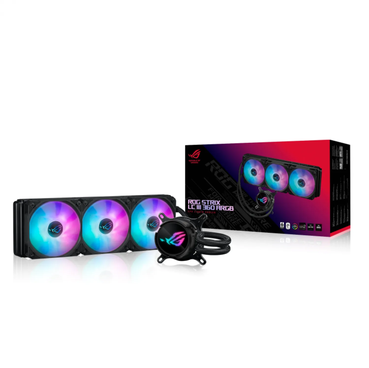 WATER COOLER ASUS ROG STRIX LC III 360 ARGB