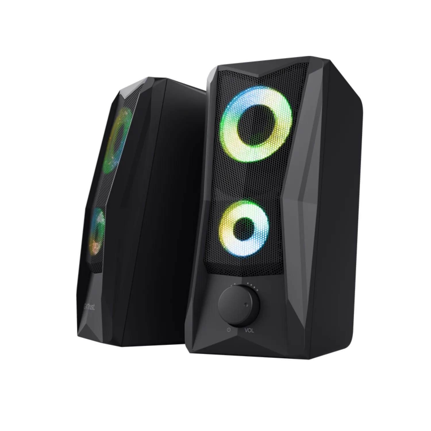 PARLANTE TRUST JAVV RGB SET BLACK 2.0 GXT606B
