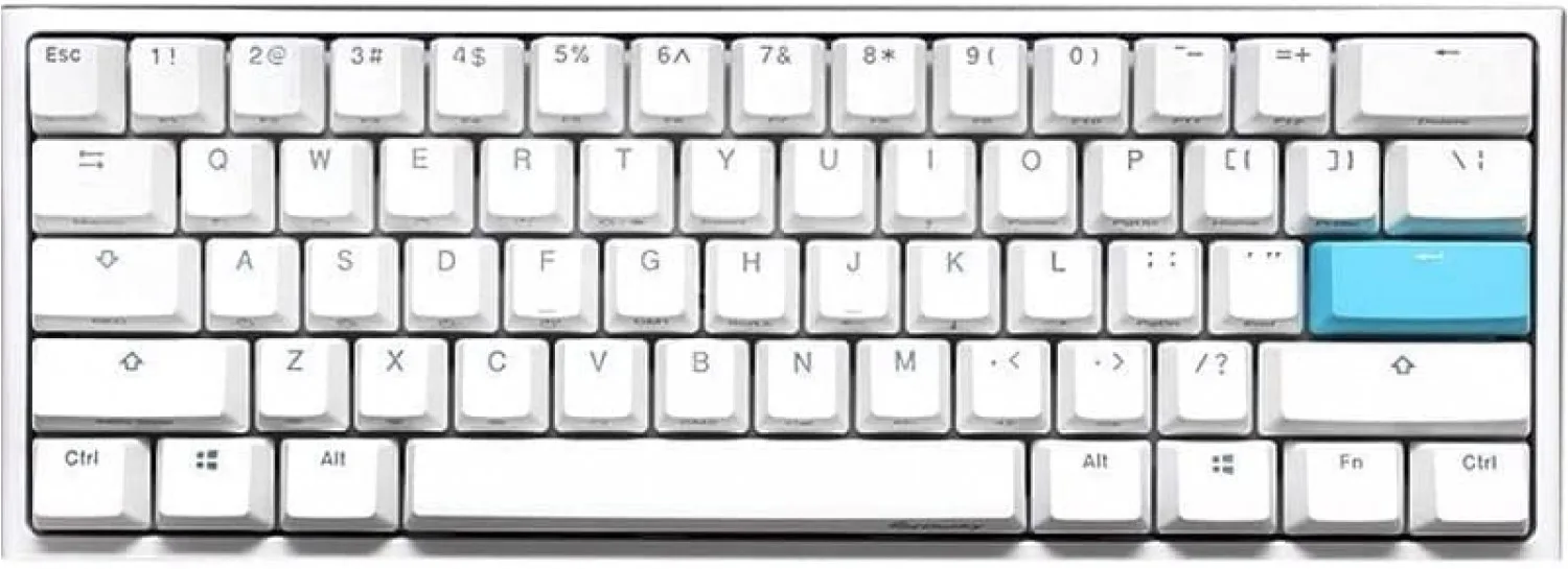 TECLADO GAMER DUCKY ONE 2 MINI WHITE SESALWWT1