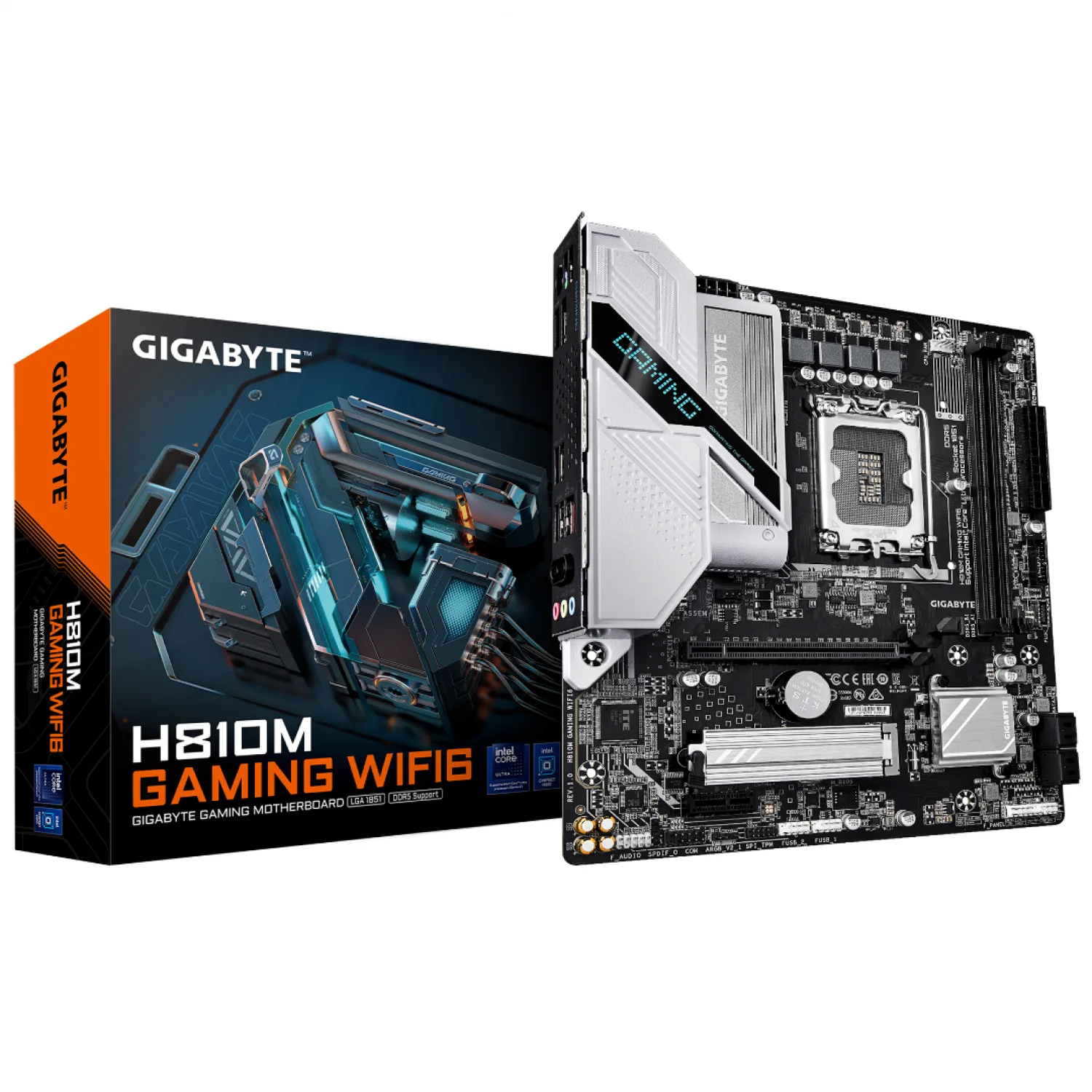 Mother Gigabyte (lga 1851) H810m Gaming Wifi6 — foto 12