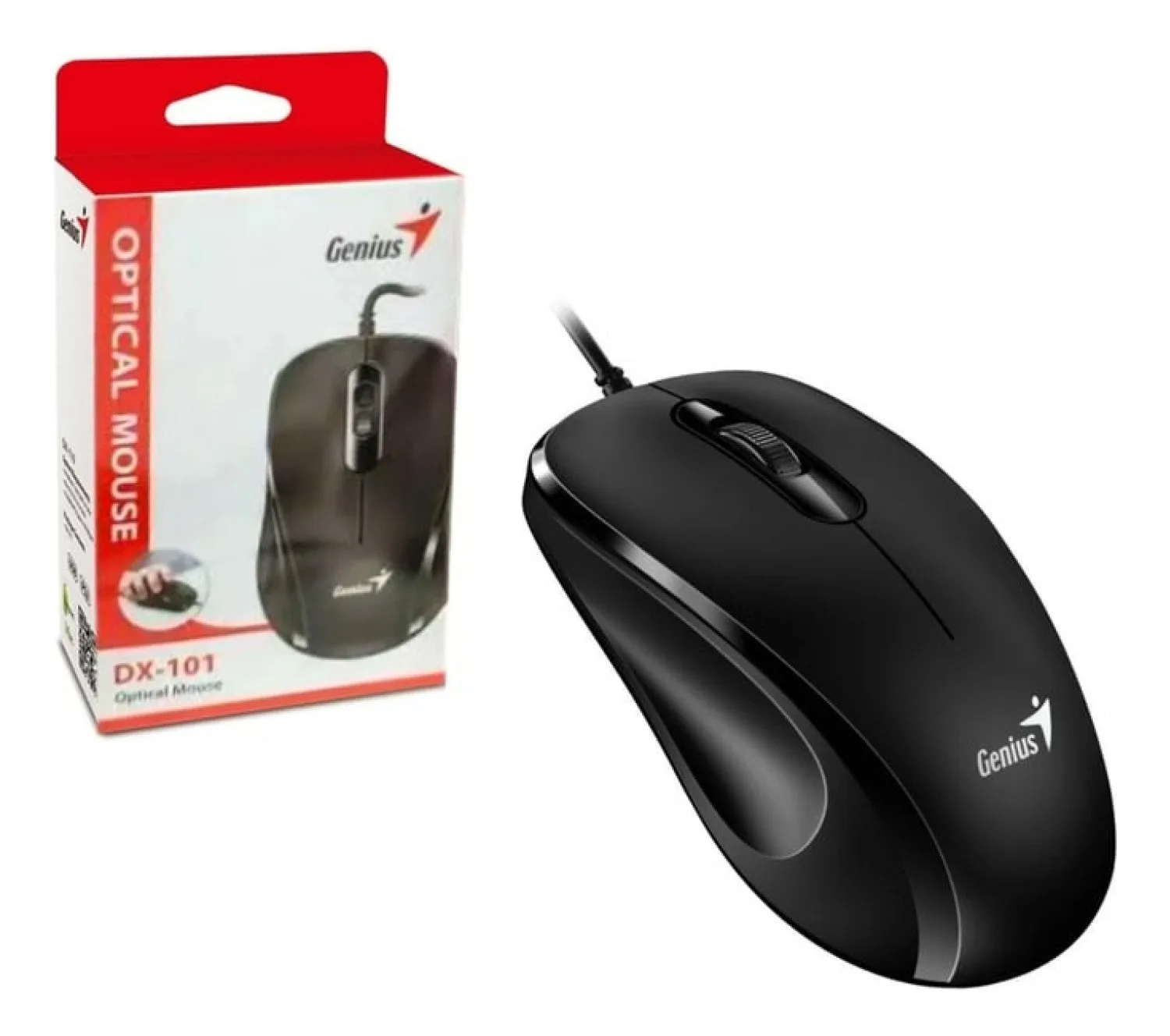 MOUSE USB GENIUS DX-101 BLACK — foto 2