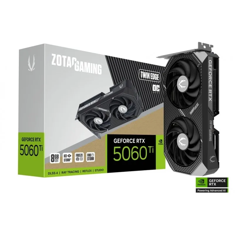 PLACA DE VIDEO ZOTAC RTX 5060TI 8GB TWIN EDGE OC — foto 2