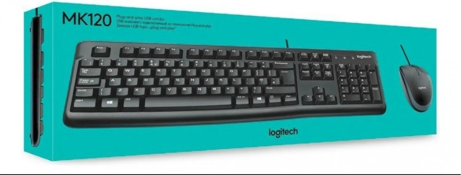 TECLADO Y MOUSE LOGITECH MK120 — foto 4