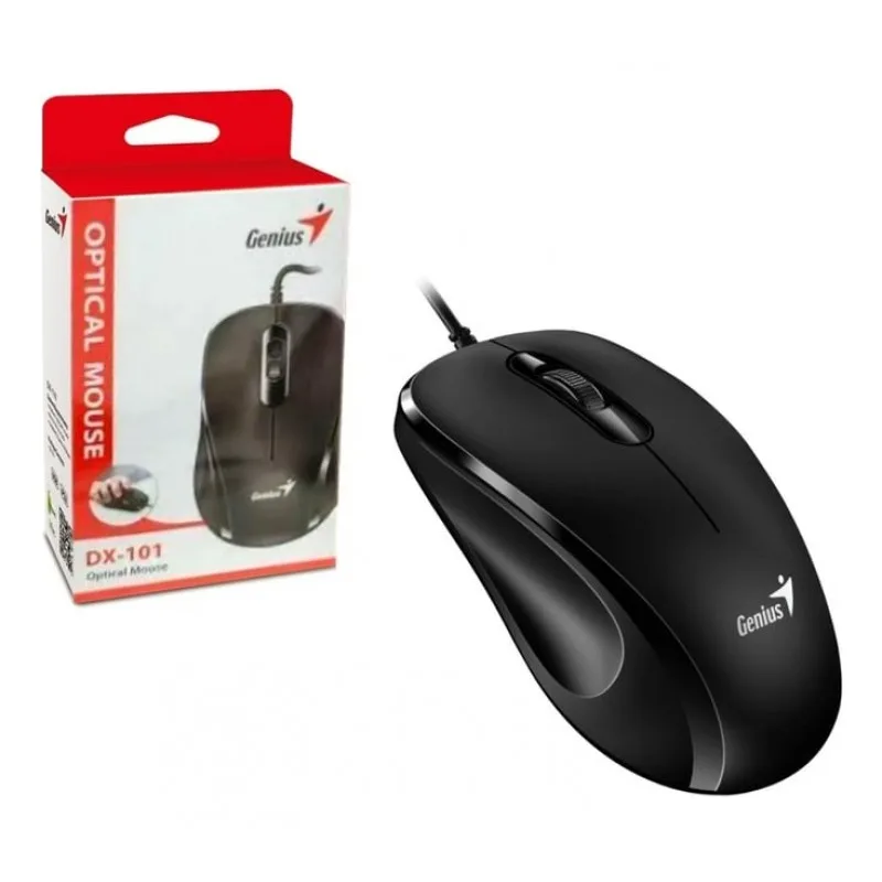 MOUSE USB GENIUS DX-101 BLACK — foto 3