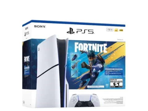 CONSOLA PLAYSTATION PS5 SLIM 1TB+FORTNITE C/LECTORA